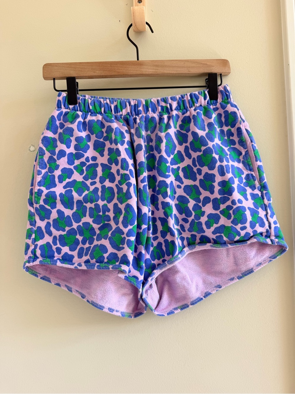 Clare V Sweatshorts - Lavender Jag original $125